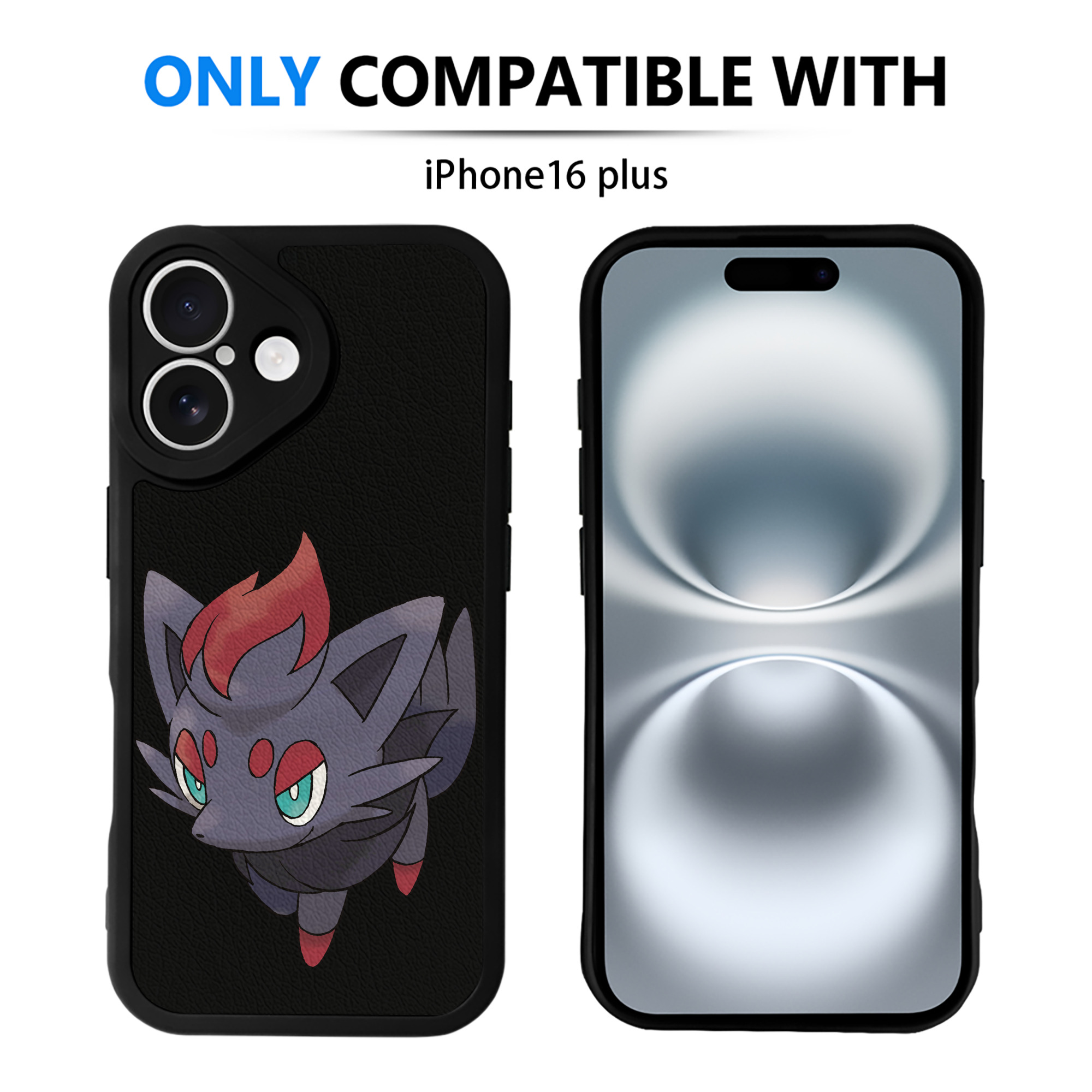 （画像用） ポケットモンスター Pokémon 【iPhone 16シリーズ対応】シリコンスマホケース（レザー調） 材質：シリコン